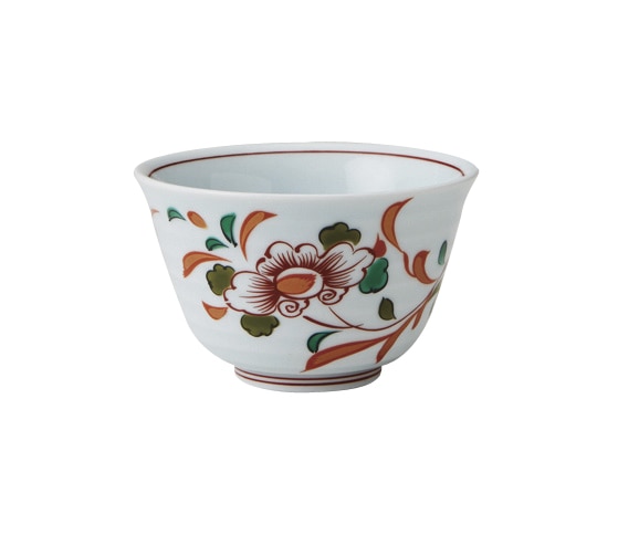 丸モ高木陶器 錦草花煎茶 4A205-16 1個（ご注文単位1個）【直送品】