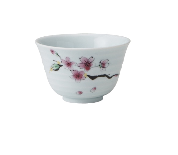 丸モ高木陶器 イングレ花鳥風月反煎茶 4A205-20 1個（ご注文単位1個）【直送品】