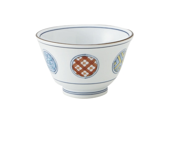 丸モ高木陶器 イングレ錦丸紋煎茶 4A205-21 1個（ご注文単位1個）【直送品】