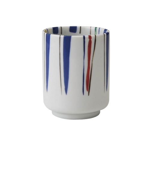 丸モ高木陶器 イングレ色十草湯呑 4A206-25 1個（ご注文単位1個）【直送品】