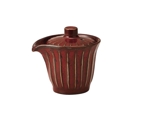 丸モ高木陶器 ゆず赤嵯峨野汁次(大) 4A212-05 1個(ご注文単位1個)【直送品】