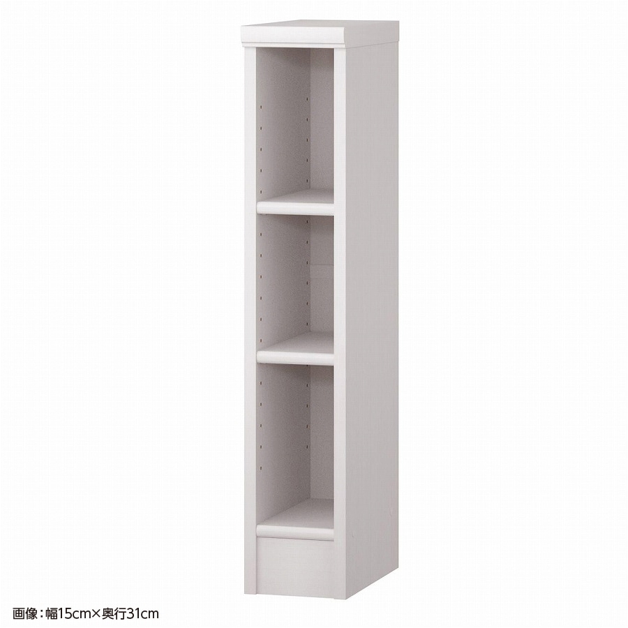 大洋 オーダーシェルフ ホワイトウッド NCオーダー8020 SR WW 幅200×奥行250×高さ800(mm) 1台（ご注文単位1台）【直送品】