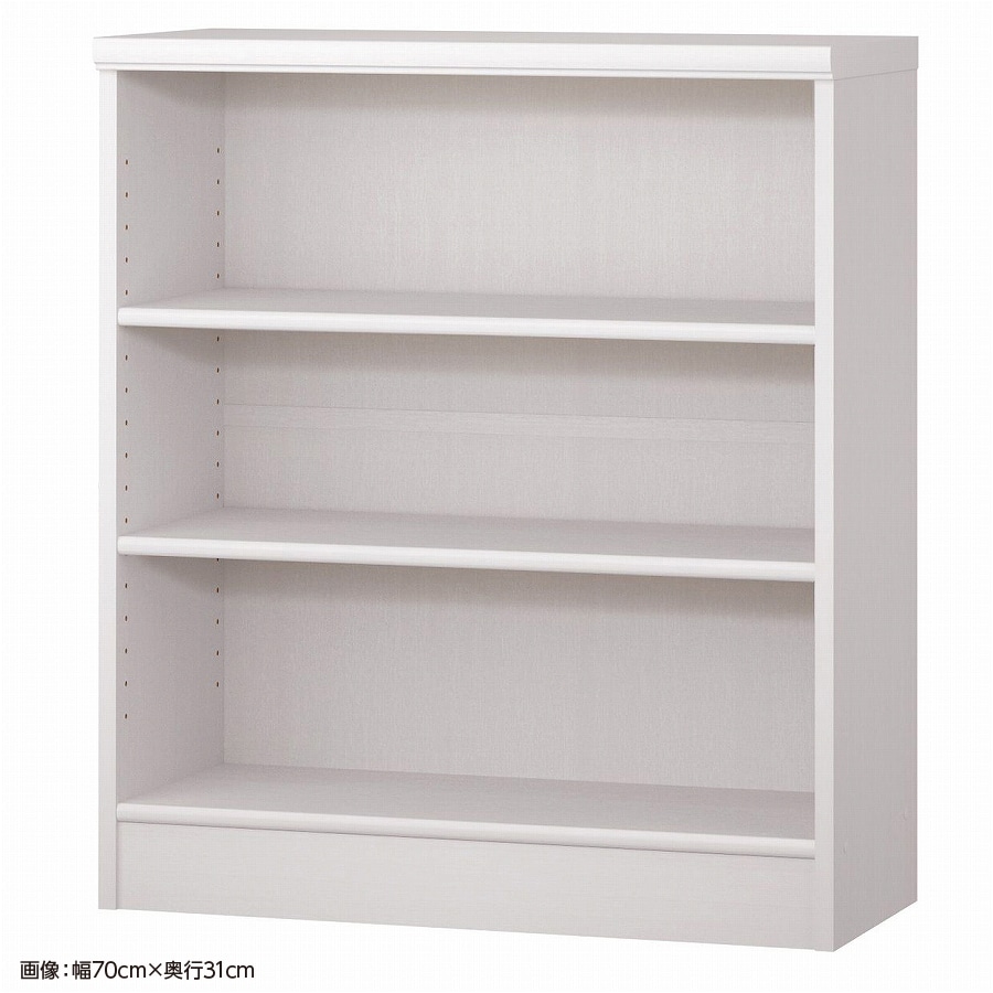 大洋 オーダーシェルフ ホワイトウッド NCオーダー8070 SR WW 幅700×奥行250×高さ800(mm) 1台（ご注文単位1台）【直送品】