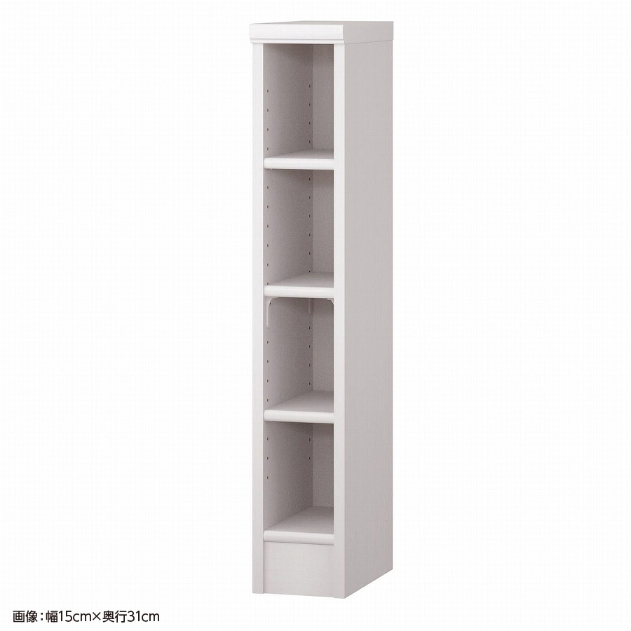 大洋 オーダーシェルフ ホワイトウッド NCオーダー9015 SR WW 幅150×奥行250×高さ881(mm) 1台（ご注文単位1台）【直送品】