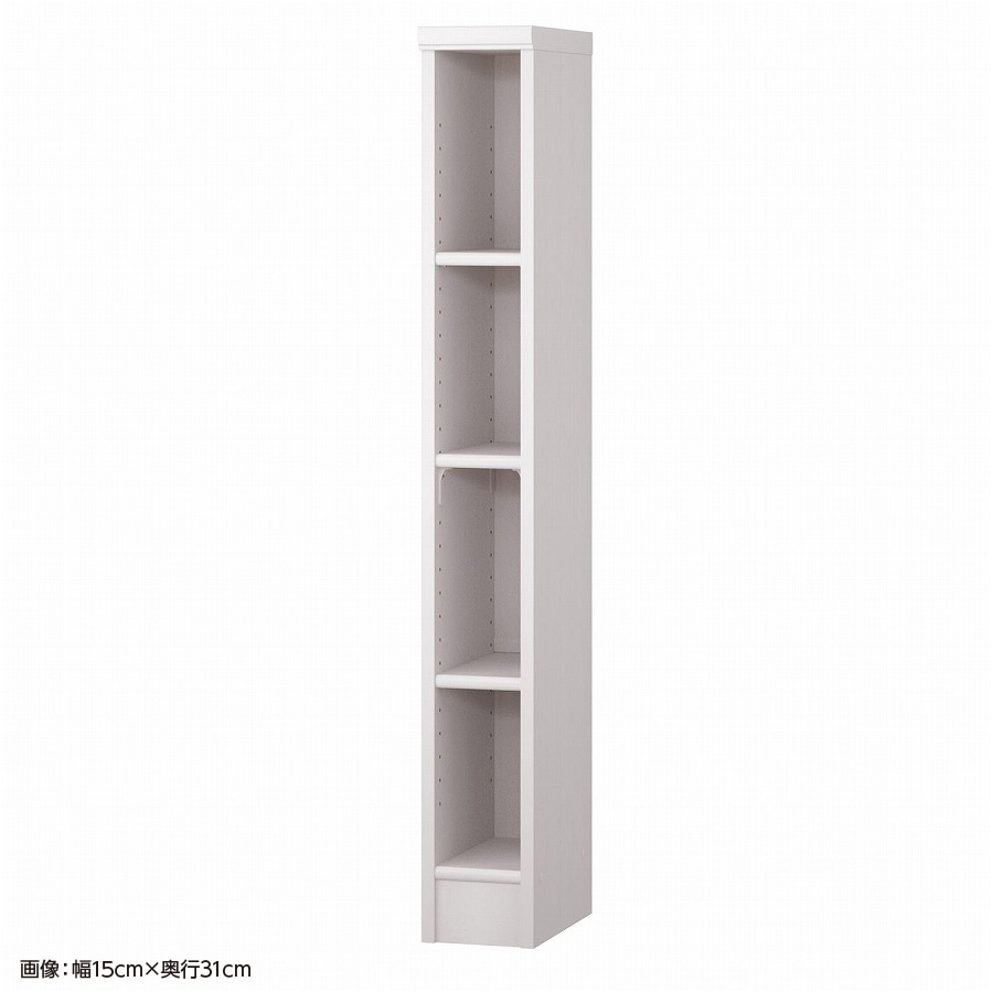 大洋 オーダーシェルフ ホワイトウッド NCオーダー1215 SR WW 幅150×奥行250×高さ1170(mm) 1台（ご注文単位1台）【直送品】