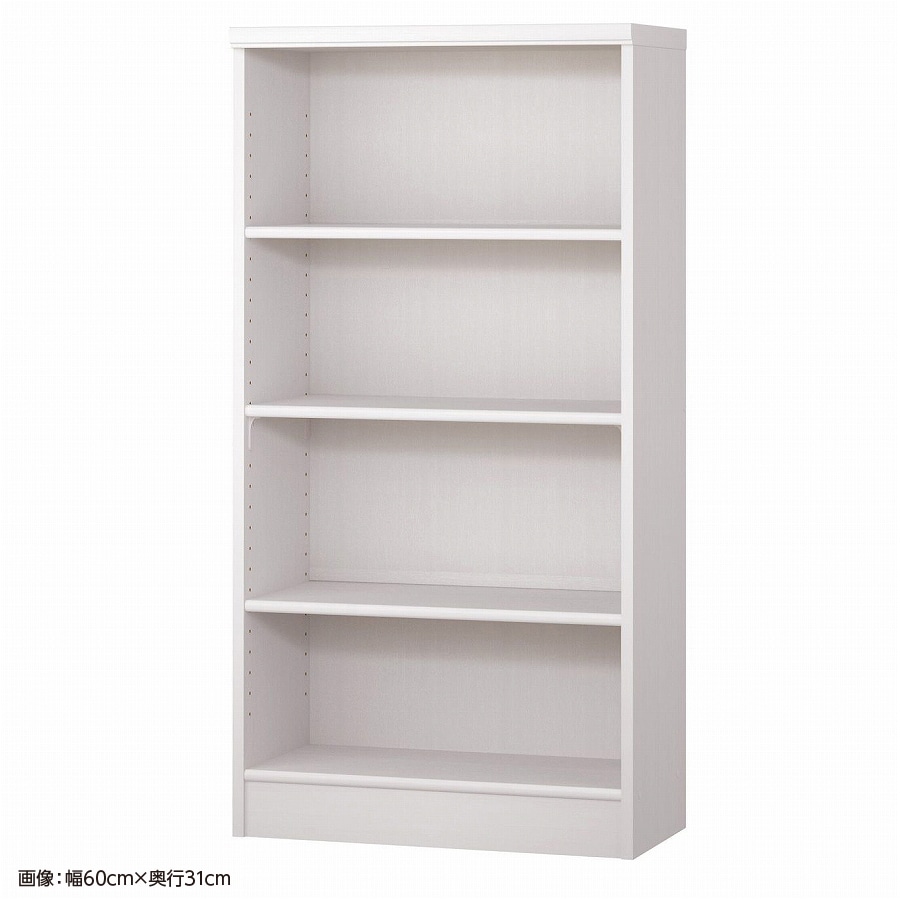 大洋 オーダーシェルフ ホワイトウッド NCオーダー1255 SR WW 幅550×奥行250×高さ1170(mm) 1台（ご注文単位1台）【直送品】