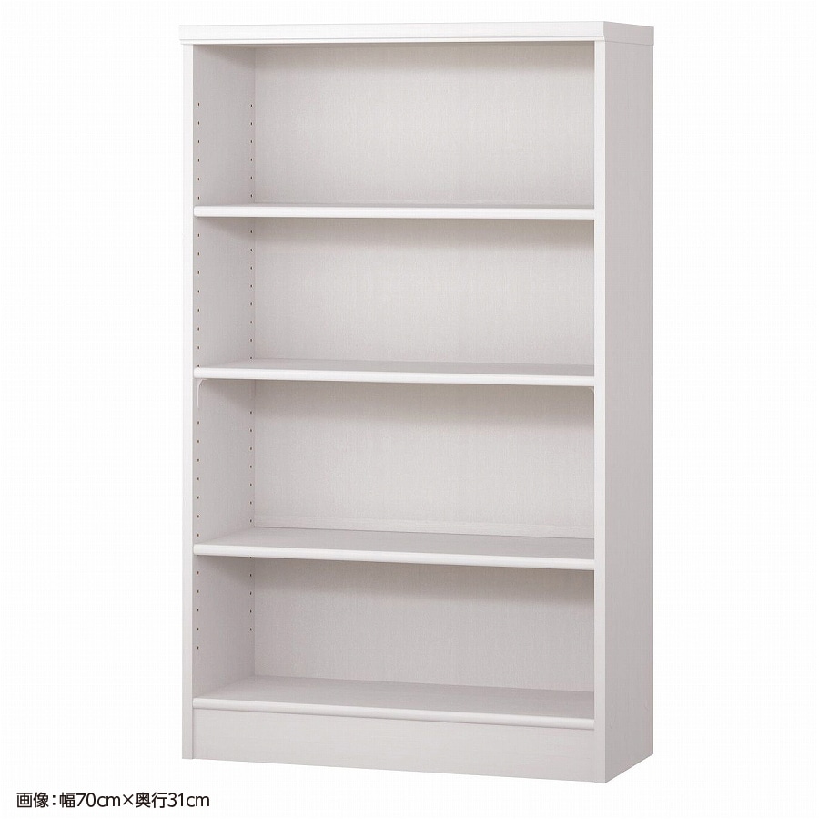 大洋 オーダーシェルフ ホワイトウッド NCオーダー1270 SR WW 幅700×奥行250×高さ1170(mm) 1台（ご注文単位1台）【直送品】