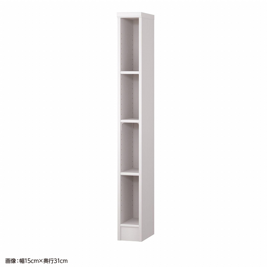 大洋 オーダーシェルフ ホワイトウッド NCオーダー1420 SR WW 幅200×奥行250×高さ1350(mm) 1台（ご注文単位1台）【直送品】