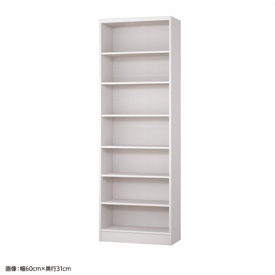 大洋 オーダーシェルフ ホワイトウッド NCオーダー1855 SR WW 幅550×奥行250×高さ1780(mm) 1台(ご注文単位1台)【直送品】