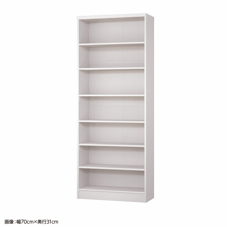 大洋 オーダーシェルフ ホワイトウッド NCオーダー1870 SR WW 幅700×奥行250×高さ1780(mm) 1台（ご注文単位1台）【直送品】