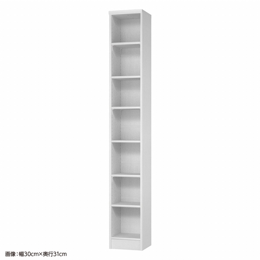 >大洋 オーダーシェルフ ホワイトウッド NCオーダー2025 SR WW 幅250×奥行250×高さ2000(mm) 1台(ご注文単位1台)【直送品】