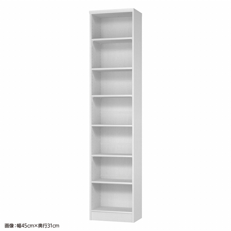 大洋 オーダーシェルフ ホワイトウッド NCオーダー2050 SR WW 幅500×奥行250×高さ2000(mm) 1台（ご注文単位1台）【直送品】