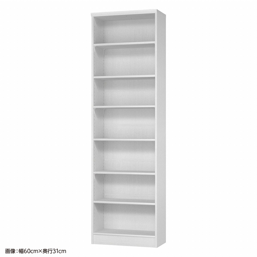 大洋 オーダーシェルフ ホワイトウッド NCオーダー2060 SR WW 幅600×奥行250×高さ2000(mm) 1台（ご注文単位1台）【直送品】