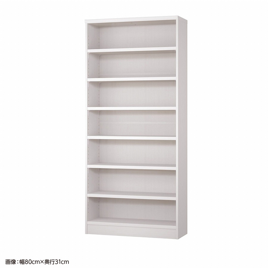 >大洋 オーダーシェルフ ホワイトウッド NCオーダータフ1880 SR WW 幅800×奥行250×高さ1780(mm) 1台(ご注文単位1台)【直送品】