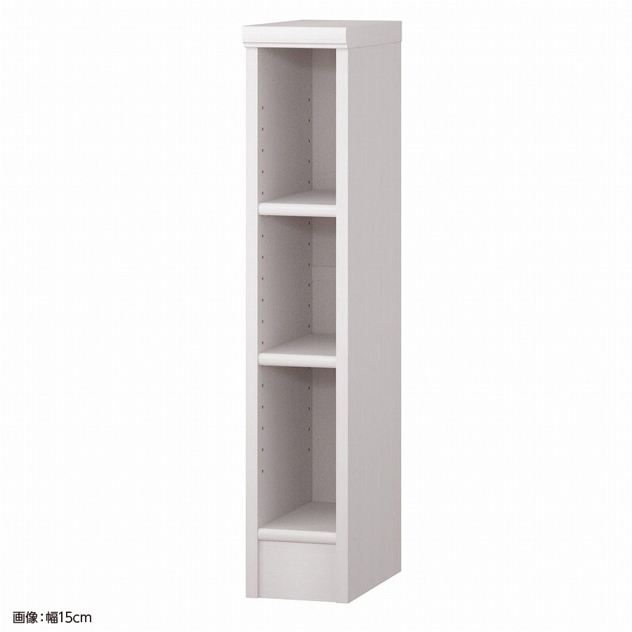 大洋 オーダーシェルフ ホワイトウッド NCオーダー8015 R WW 幅150×奥行310×高さ800(mm) 1台(ご注文単位1台)【直送品】