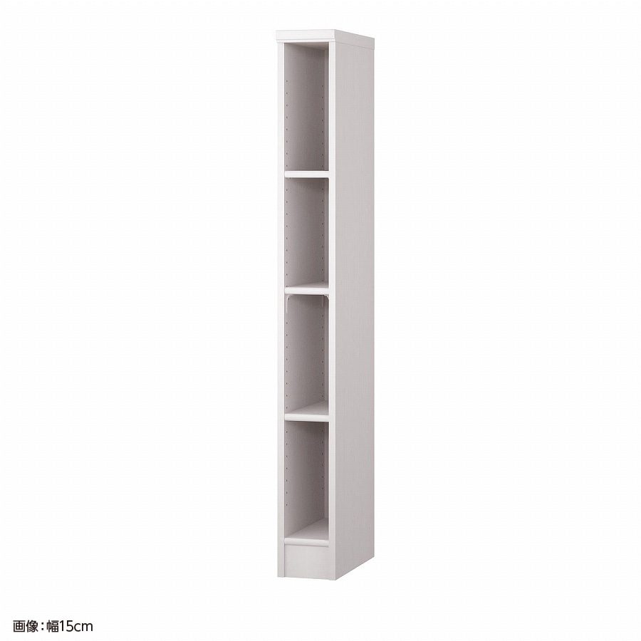 大洋 オーダーシェルフ ホワイトウッド NCオーダー1415 MD WW 幅150×奥行400×高さ1350(mm) 1台(ご注文単位1台)【直送品】