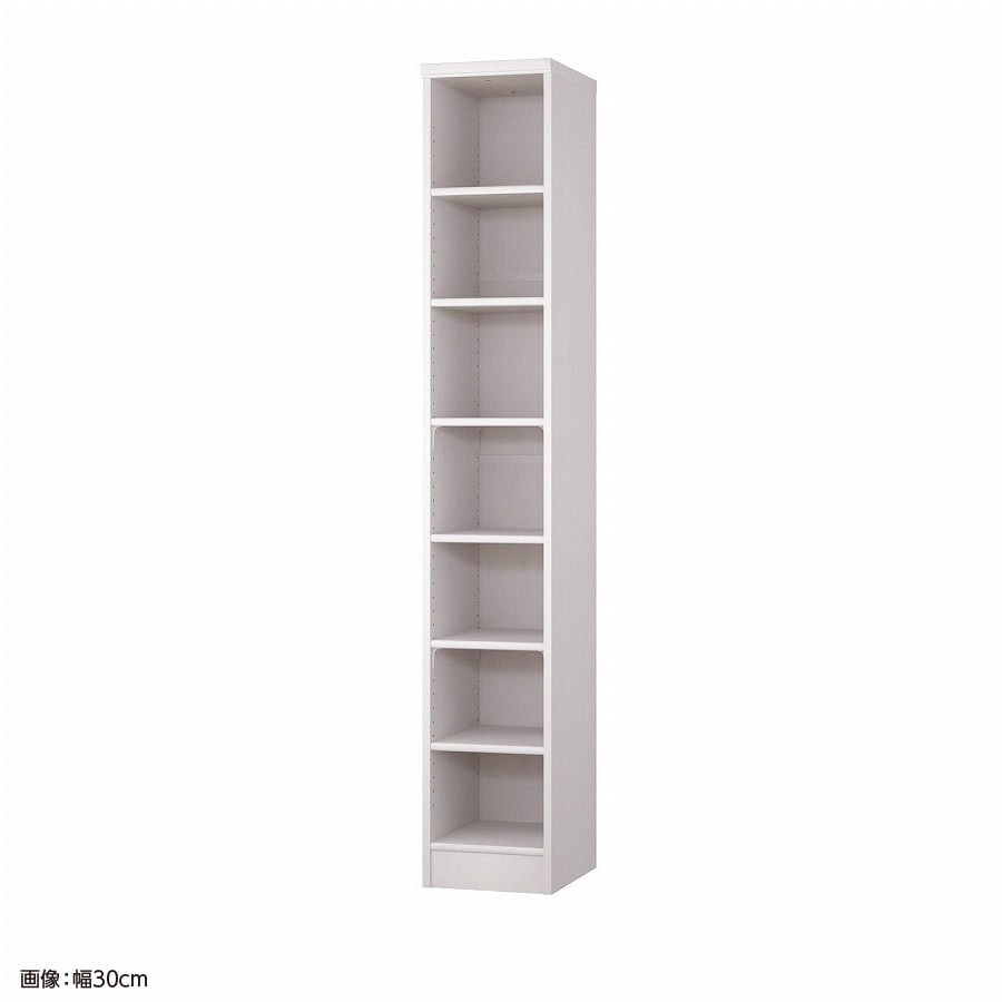 大洋 オーダーシェルフ ホワイトウッド NCオーダー1830 MD WW 幅300×奥行400×高さ1780(mm) 1台(ご注文単位1台)【直送品】