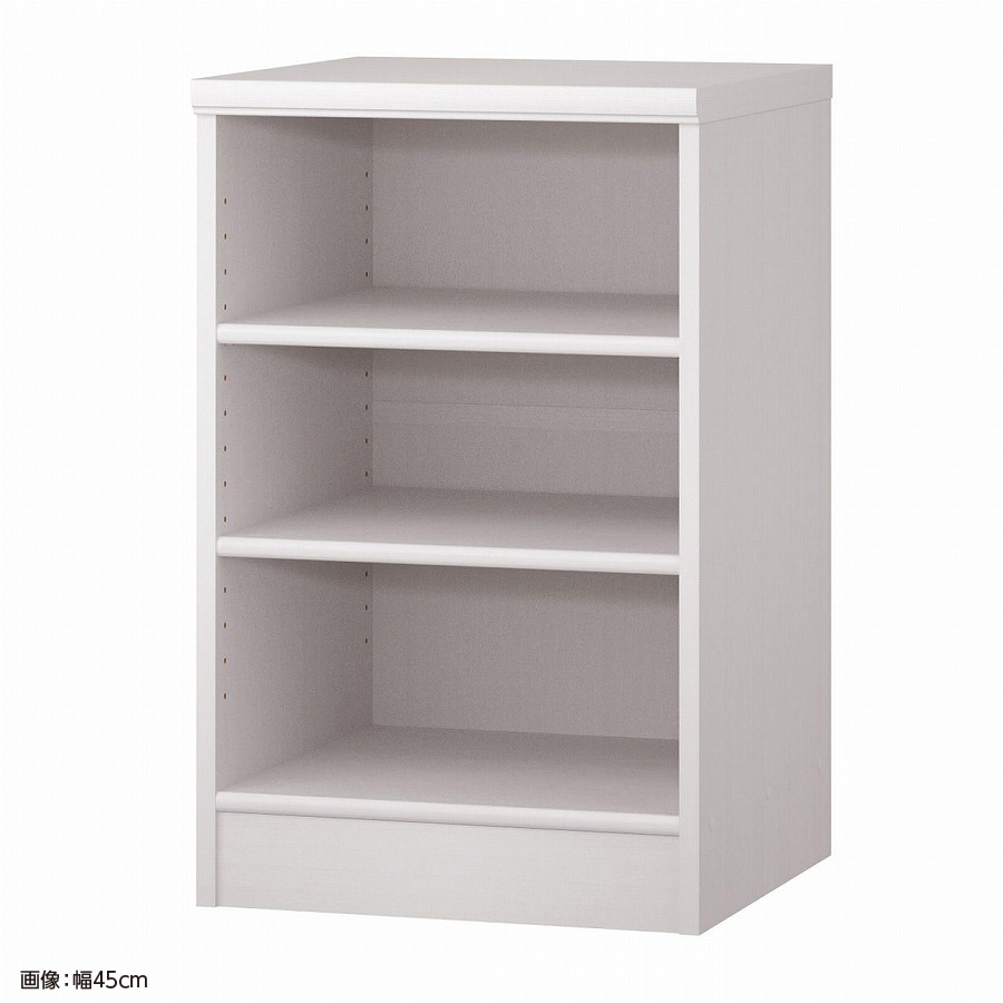 >大洋 オーダーシェルフ ホワイトウッド NCオーダー7040 D WW 幅400×奥行460×高さ700(mm) 1台(ご注文単位1台)【直送品】