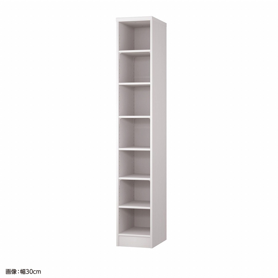 大洋 オーダーシェルフ ホワイトウッド NCオーダー1830 D WW 幅300×奥行460×高さ1780(mm) 1台（ご注文単位1台）【直送品】