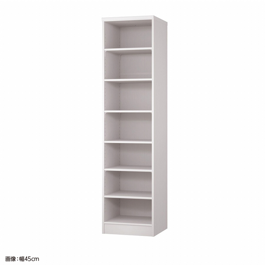 大洋 オーダーシェルフ ホワイトウッド NCオーダー1840 D WW 幅400×奥行460×高さ1780(mm) 1台（ご注文単位1台）【直送品】