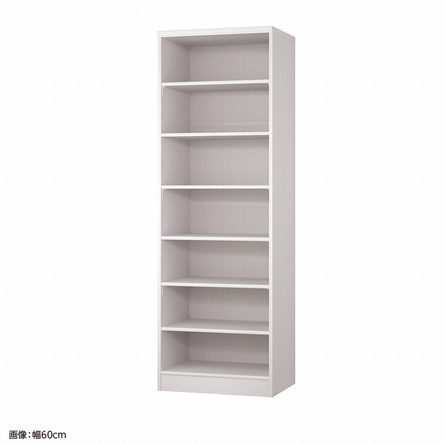 大洋 オーダーシェルフ ホワイトウッド NCオーダー1860 D WW 幅600×奥行460×高さ1780(mm) 1台（ご注文単位1台）【直送品】