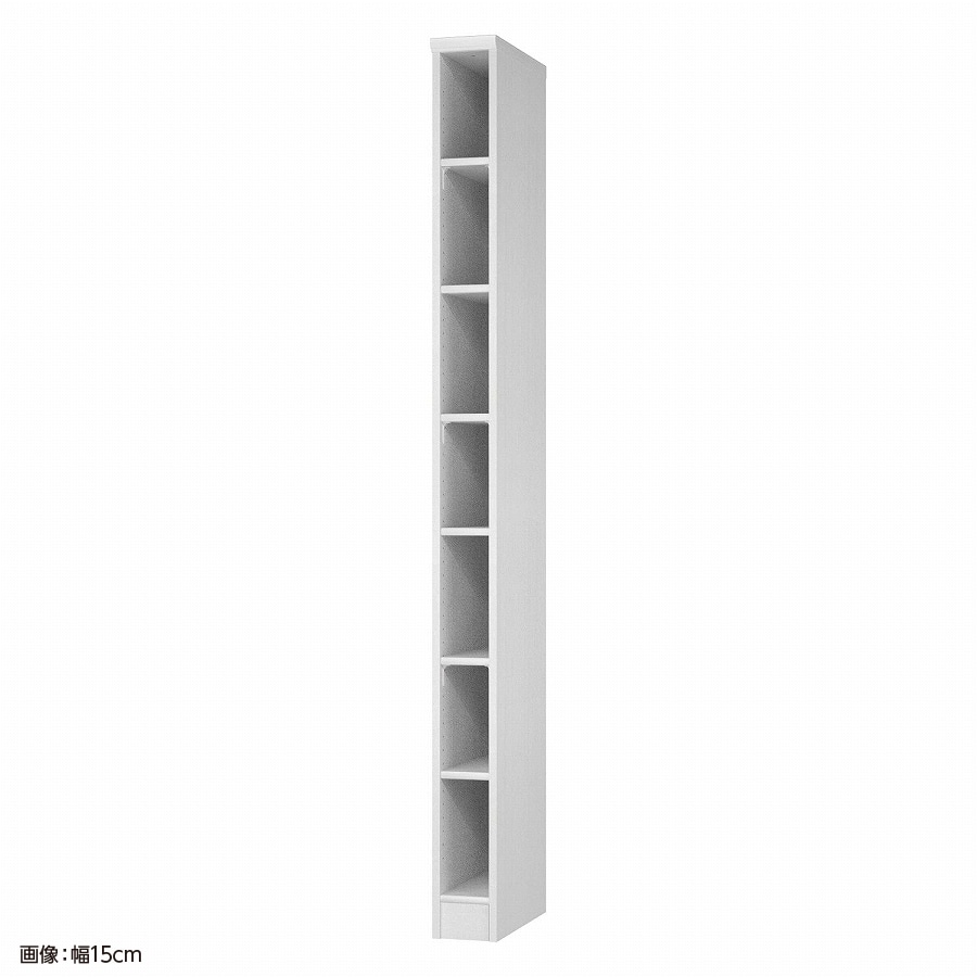 大洋 オーダーシェルフ ホワイトウッド NCオーダー2015 D WW 幅150×奥行460×高さ2000(mm) 1台（ご注文単位1台）【直送品】