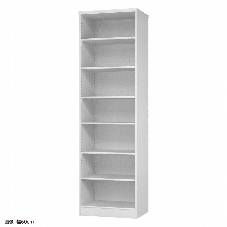 大洋 オーダーシェルフ ホワイトウッド NCオーダー2060 D WW 幅600×奥行460×高さ2000(mm) 1台（ご注文単位1台）【直送品】