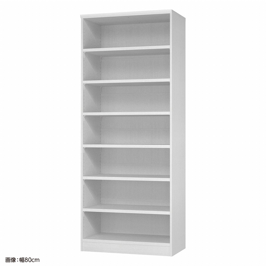 大洋 オーダーシェルフ ホワイトウッド NCオーダータフ2080 D WW 幅800×奥行460×高さ2000(mm) 1台（ご注文単位1台）【直送品】