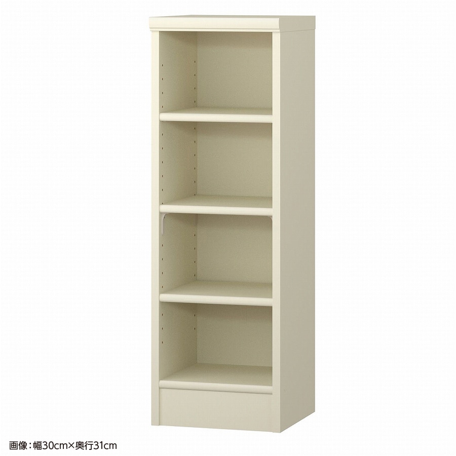 大洋 オーダーシェルフ ホワイト NCオーダー9030 SR WH 幅300×奥行250×高さ881(mm) 1台（ご注文単位1台）【直送品】