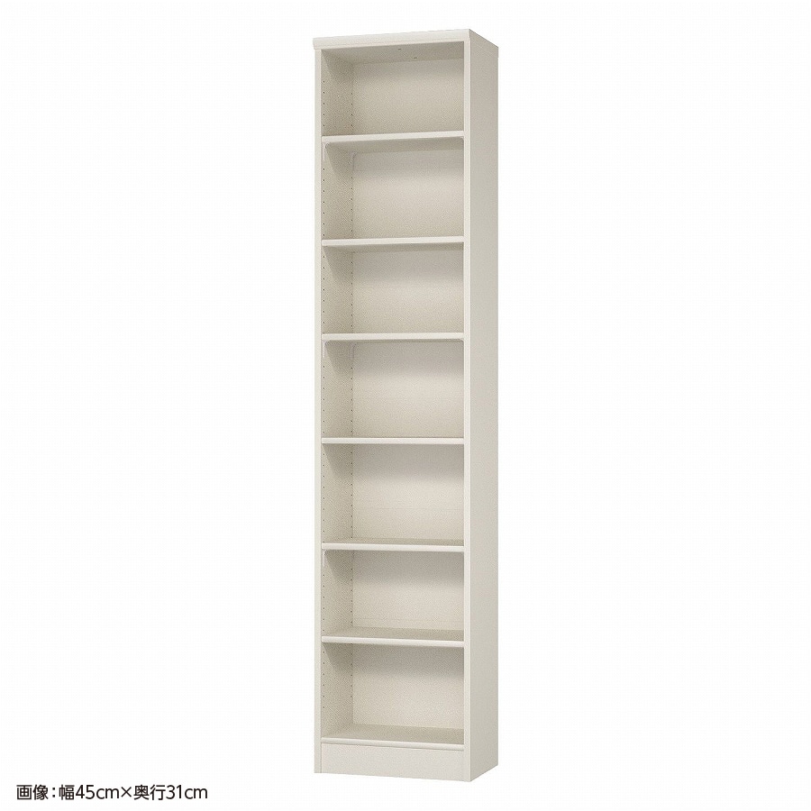 大洋 オーダーシェルフ ホワイト NCオーダー2045 SR WH 幅450×奥行250×高さ2000(mm) 1台（ご注文単位1台）【直送品】