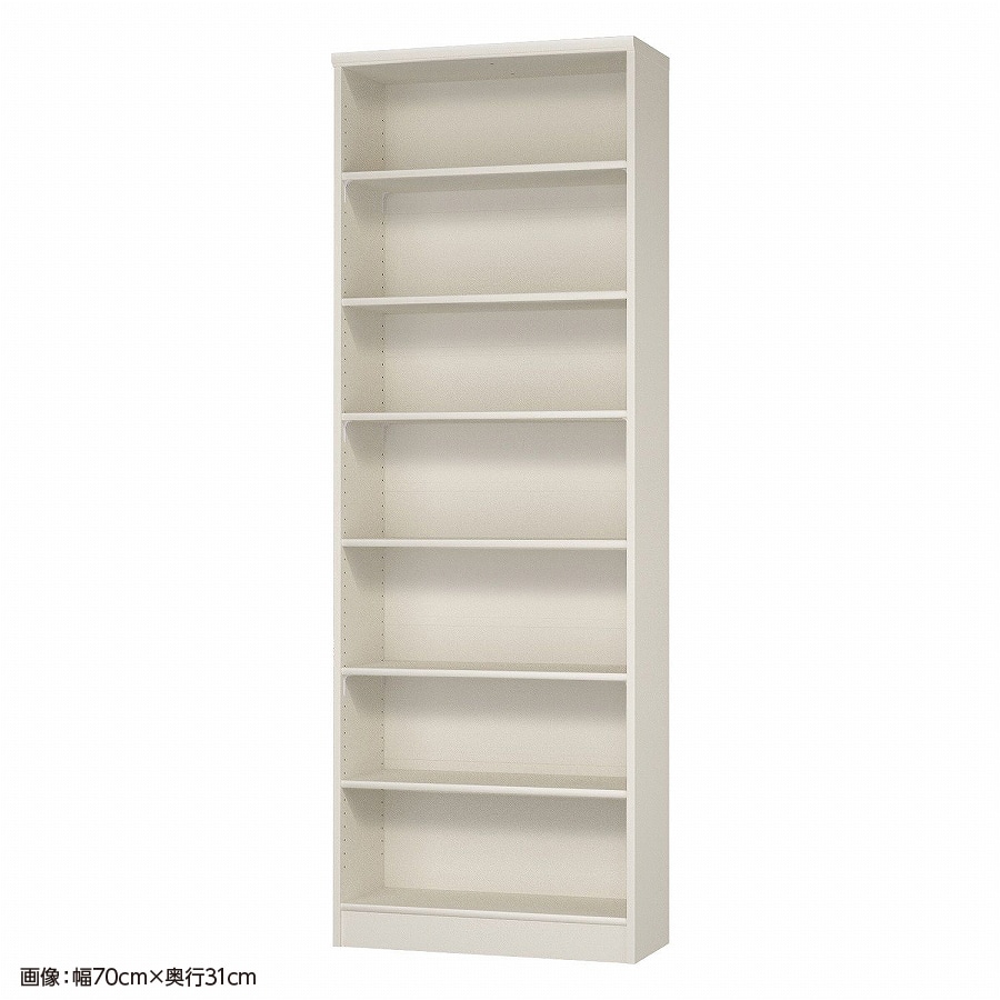 大洋 オーダーシェルフ ホワイト NCオーダー2065 SR WH 幅650×奥行250×高さ2000(mm) 1台（ご注文単位1台）【直送品】