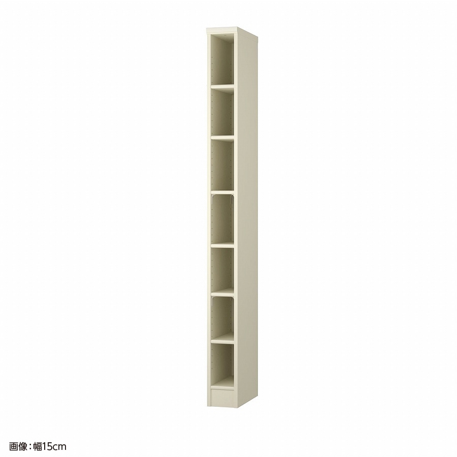 大洋 オーダーシェルフ ホワイト NCオーダー1815 MD WH 幅150×奥行400×高さ1780(mm) 1台（ご注文単位1台）【直送品】