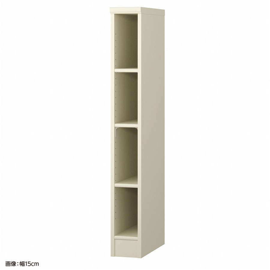 大洋 オーダーシェルフ ホワイト NCオーダー1215 D WH 幅150×奥行460×高さ1170(mm) 1台（ご注文単位1台）【直送品】