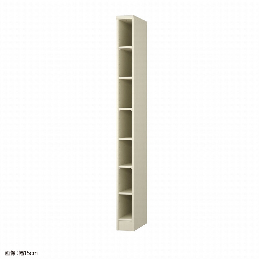 大洋 オーダーシェルフ ホワイト NCオーダー1815 D WH 幅150×奥行460×高さ1780(mm) 1台（ご注文単位1台）【直送品】