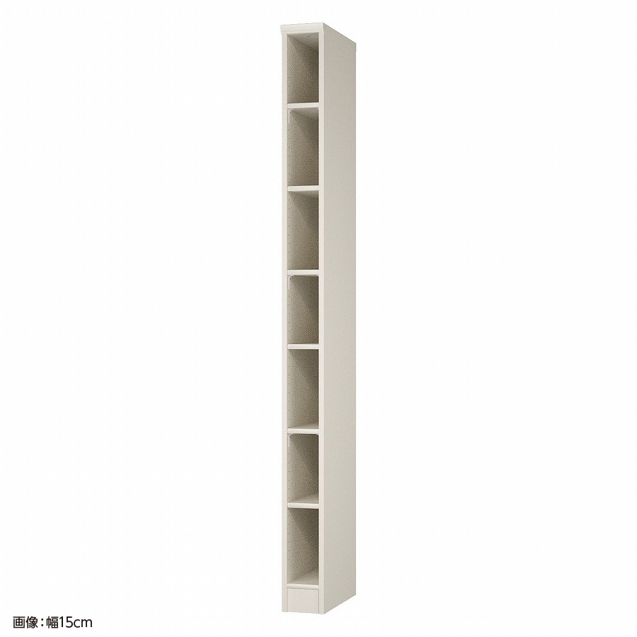 大洋 オーダーシェルフ ホワイト NCオーダー2015 D WH 幅150×奥行460×高さ2000(mm) 1台（ご注文単位1台）【直送品】