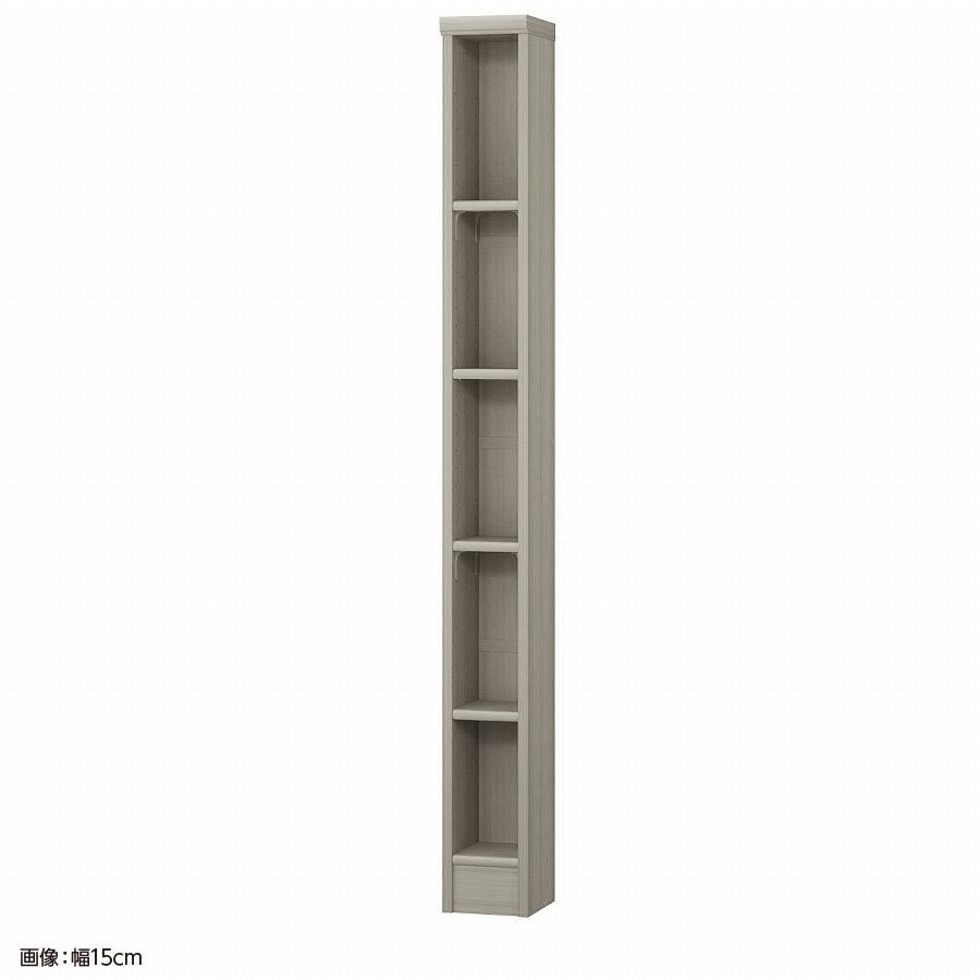 >大洋 オーダーシェルフ グレーオーク NCオーダー1520 S GO 幅200×奥行190×高さ1499(mm) 1台(ご注文単位1台)【直送品】