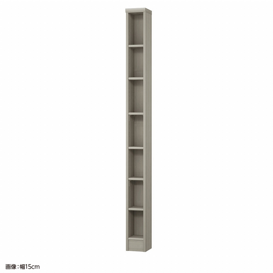 大洋 オーダーシェルフ グレーオーク NCオーダー1815 S GO 幅150×奥行190×高さ1780(mm) 1台（ご注文単位1台）【直送品】