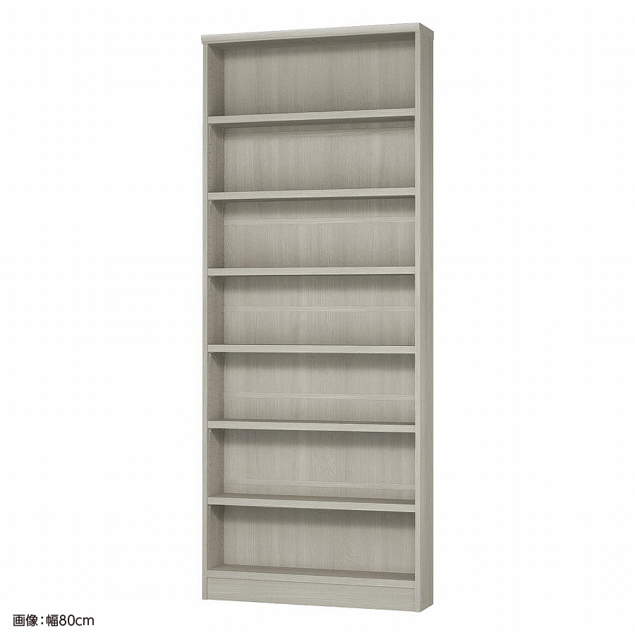 >大洋 オーダーシェルフ グレーオーク NCオーダータフ2080 S GO 幅800×奥行190×高さ2000(mm) 1台（ご注文単位1台）【直送品】