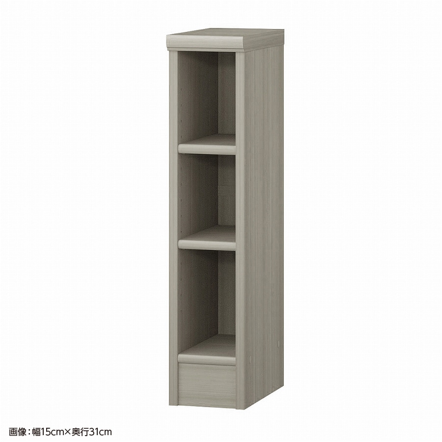 大洋 オーダーシェルフ グレーオーク NCオーダー7015 SR GO 幅150×奥行250×高さ700(mm) 1台（ご注文単位1台）【直送品】