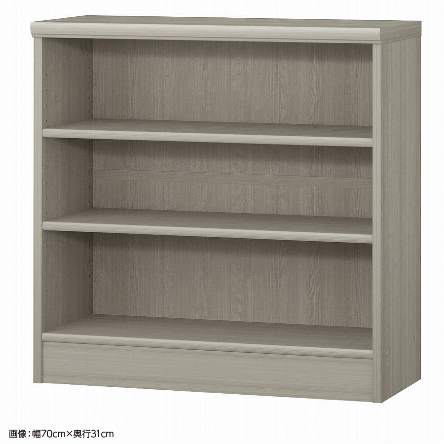 大洋 オーダーシェルフ グレーオーク NCオーダー7065 SR GO 幅650×奥行250×高さ700(mm) 1台（ご注文単位1台）【直送品】