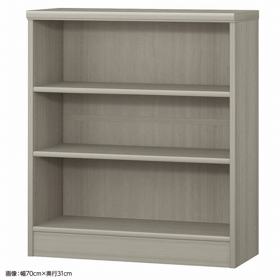 大洋 オーダーシェルフ グレーオーク NCオーダー8065 SR GO 幅650×奥行250×高さ800(mm) 1台(ご注文単位1台)【直送品】