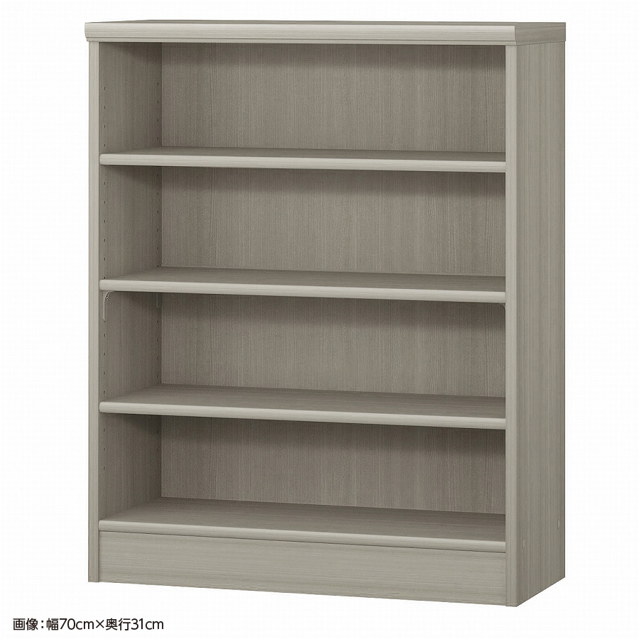 大洋 オーダーシェルフ グレーオーク NCオーダー9070 SR GO 幅700×奥行250×高さ881(mm) 1台(ご注文単位1台)【直送品】