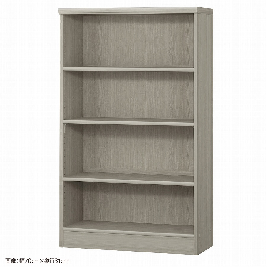 大洋 オーダーシェルフ グレーオーク NCオーダー1270 SR GO 幅700×奥行250×高さ1170(mm) 1台(ご注文単位1台)【直送品】