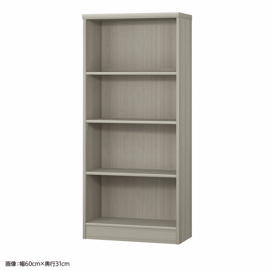 大洋 オーダーシェルフ グレーオーク NCオーダー1460 SR GO 幅600×奥行250×高さ1350(mm) 1台(ご注文単位1台)【直送品】