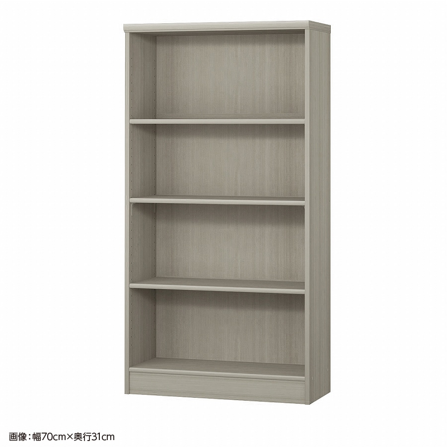 大洋 オーダーシェルフ グレーオーク NCオーダー1470 SR GO 幅700×奥行250×高さ1350(mm) 1台(ご注文単位1台)【直送品】