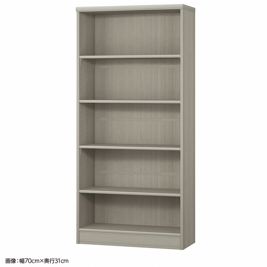 >大洋 オーダーシェルフ グレーオーク NCオーダー1565 SR GO 幅650×奥行250×高さ1499(mm) 1台（ご注文単位1台）【直送品】