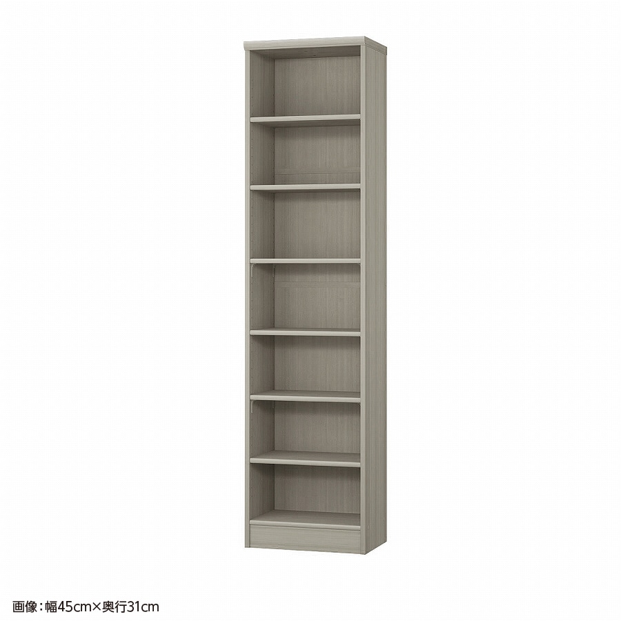 大洋 オーダーシェルフ グレーオーク NCオーダー1845 SR GO 幅450×奥行250×高さ1780(mm) 1台（ご注文単位1台）【直送品】