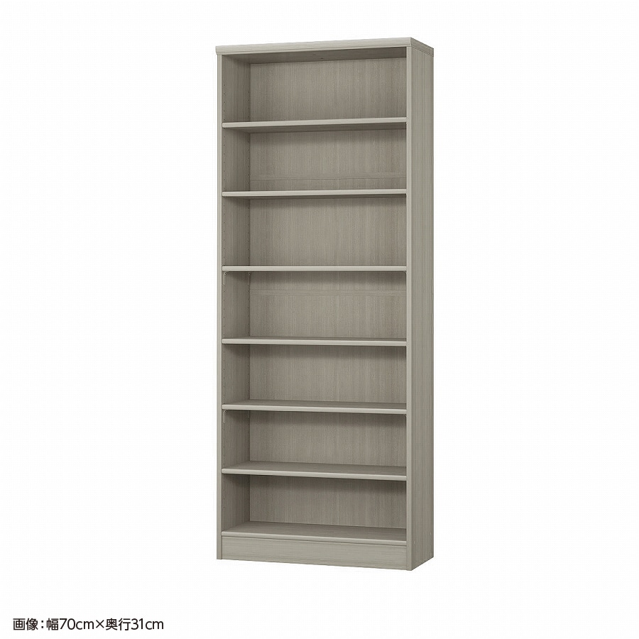 大洋 オーダーシェルフ グレーオーク NCオーダー1870 SR GO 幅700×奥行250×高さ1780(mm) 1台(ご注文単位1台)【直送品】