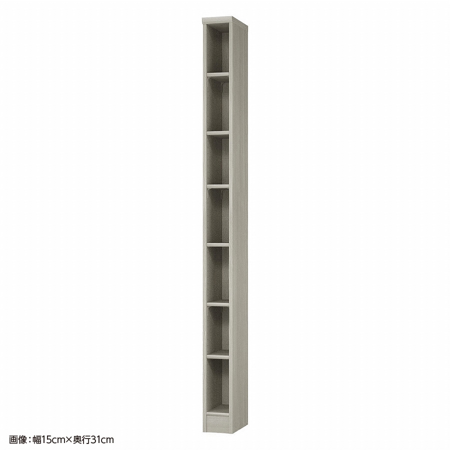 大洋 オーダーシェルフ グレーオーク NCオーダー2020 SR GO 幅200×奥行250×高さ2000(mm) 1台（ご注文単位1台）【直送品】