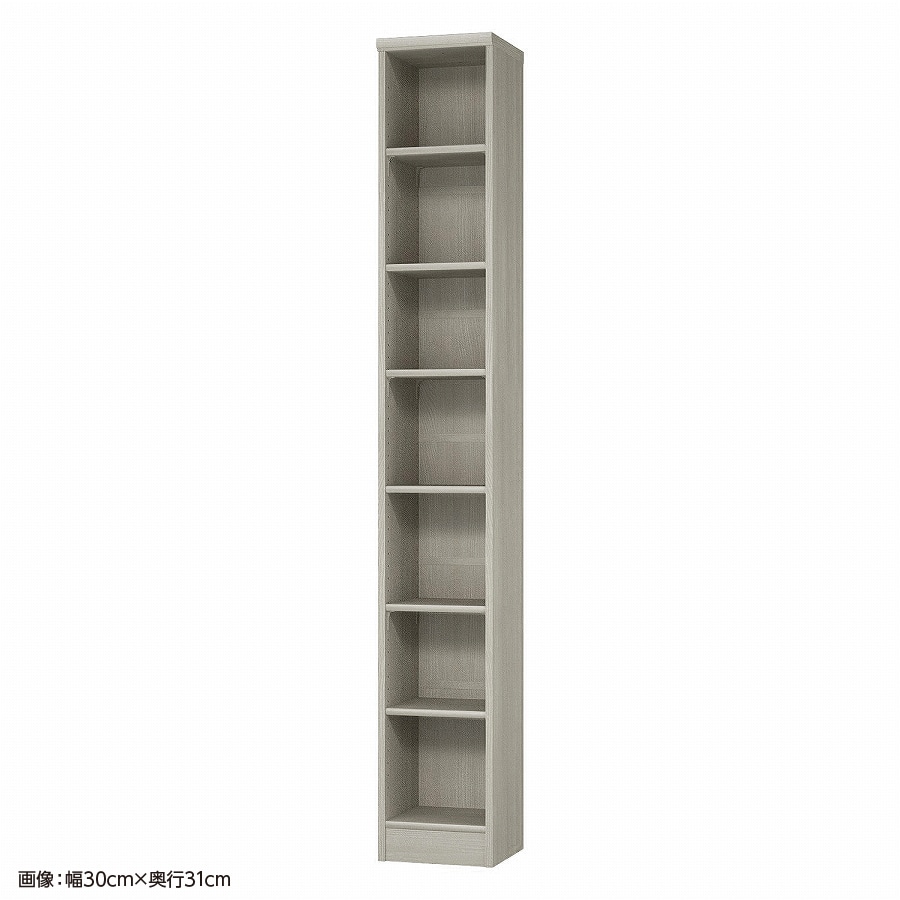 大洋 オーダーシェルフ グレーオーク NCオーダー2025 SR GO 幅250×奥行250×高さ2000(mm) 1台(ご注文単位1台)【直送品】